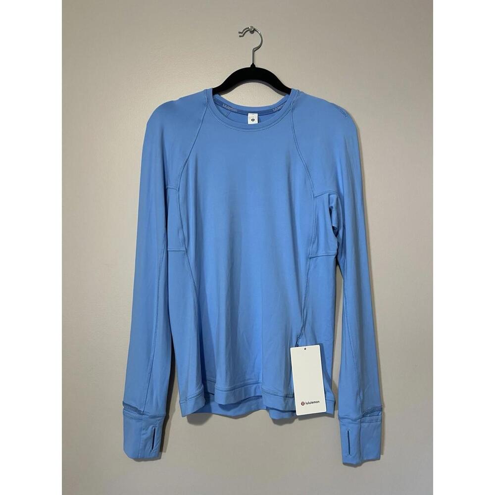 Lululemon It’s Rulu Run Long Sleeve Aero Blue Rulu AEBL NWT 10